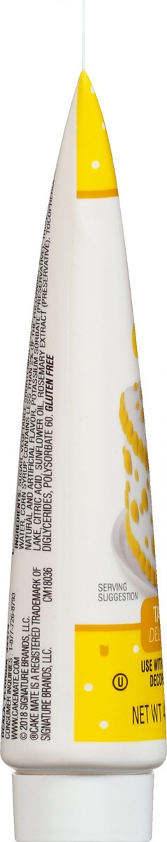 slide 9 of 12, Cake Mate Yellow Decorating Icing, 4.25 oz