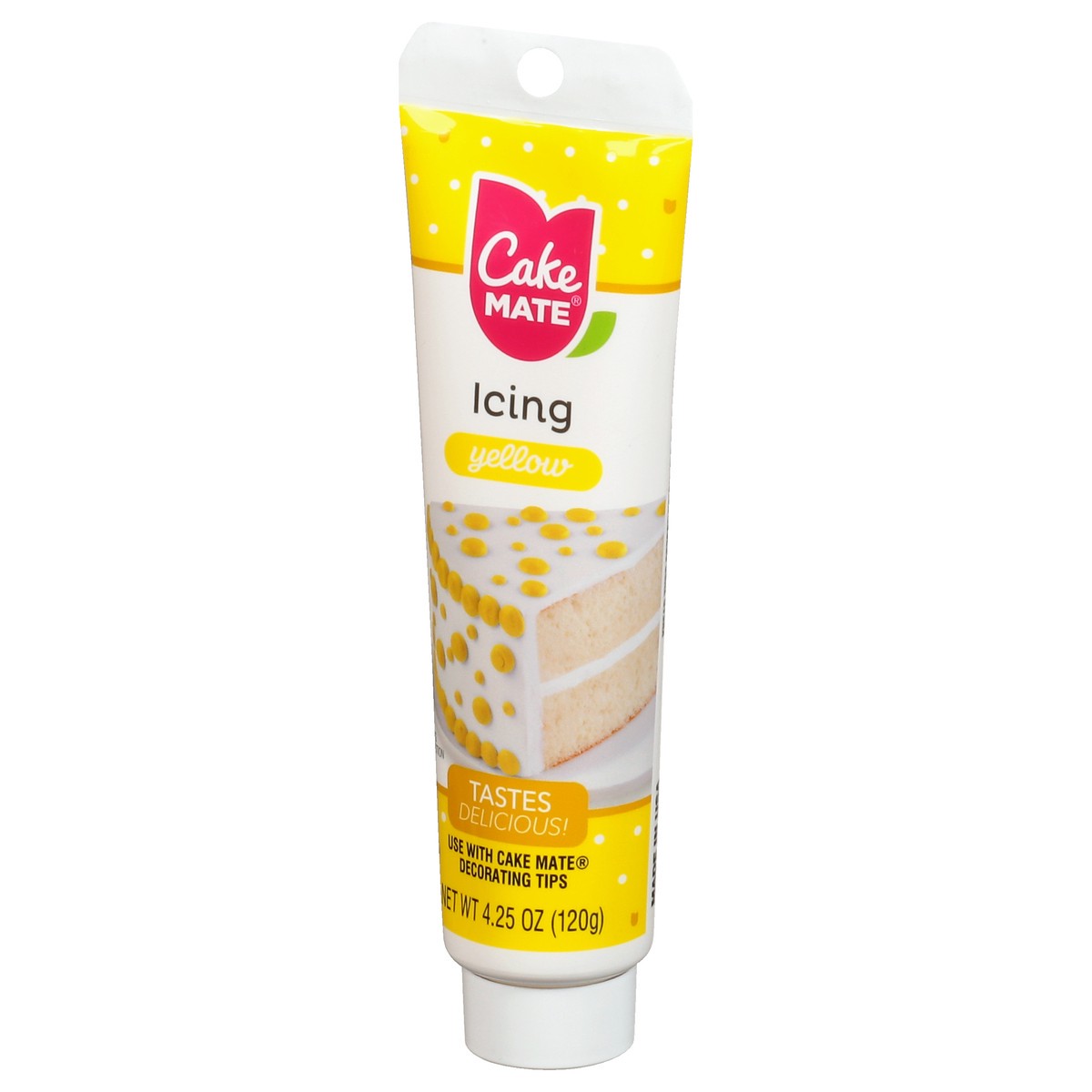 slide 4 of 12, Cake Mate Yellow Decorating Icing, 4.25 oz