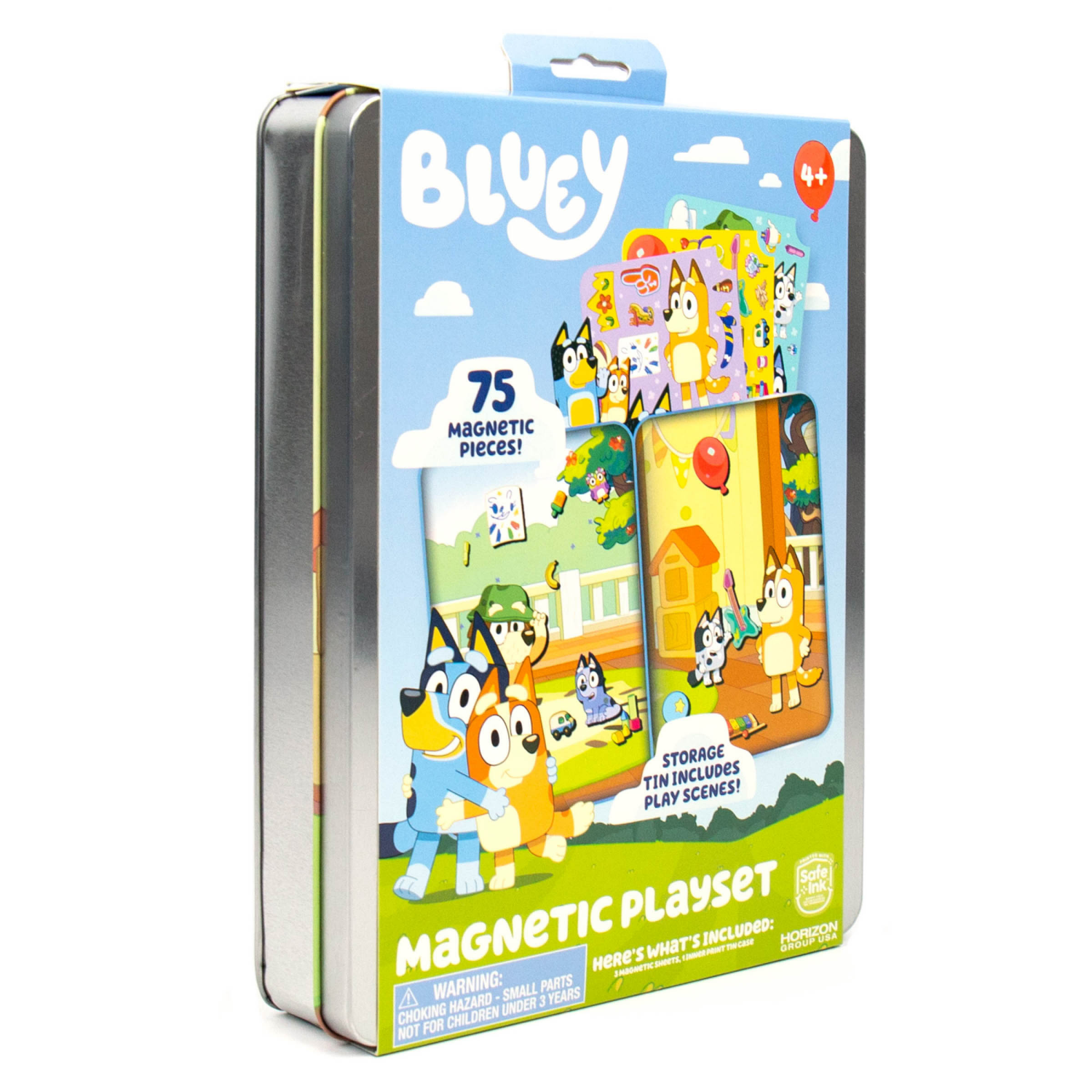 slide 3 of 3, Bluey Magnetic Playset, 1 ct