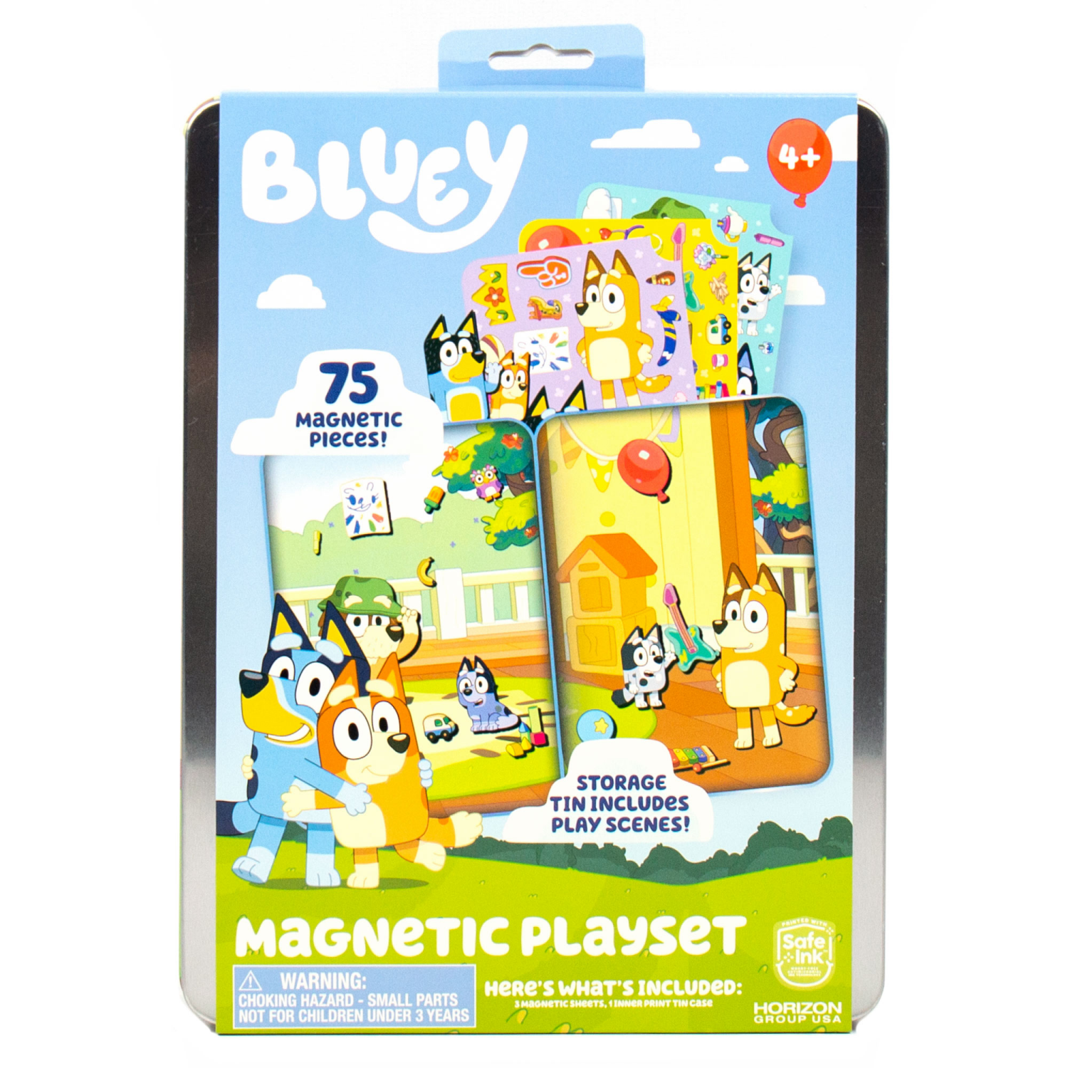 slide 1 of 3, Bluey Magnetic Playset, 1 ct