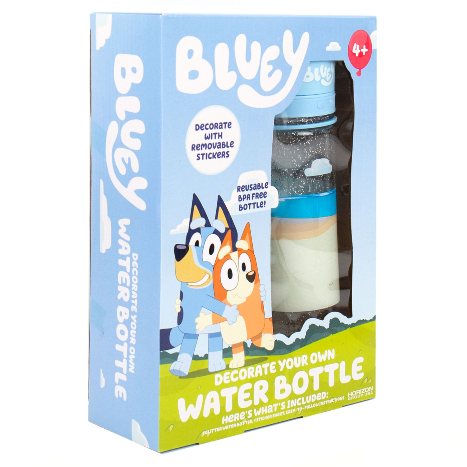 slide 3 of 3, Horizon Bluey Decorate Your Own Water Bottle, 1 ct