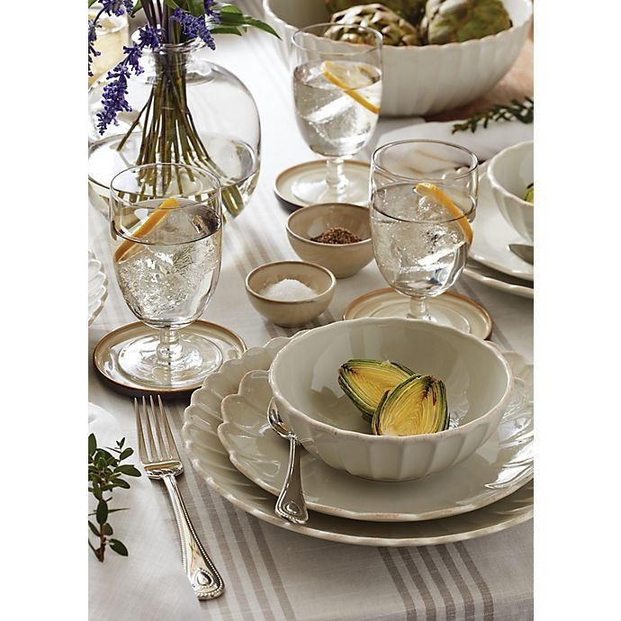 slide 10 of 13, Lenox French Perle Scallop Dinnerware Set - White, 12 ct