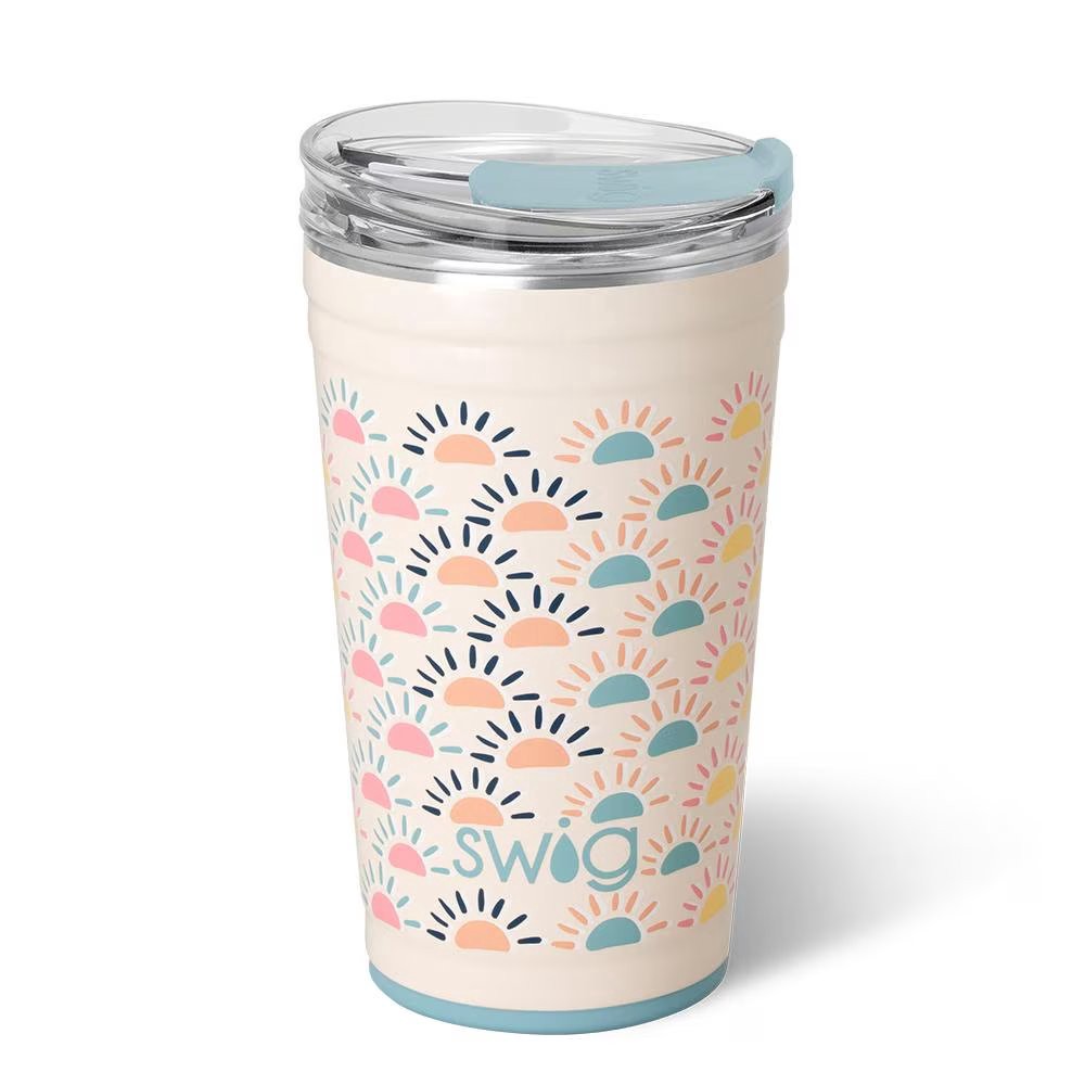 slide 1 of 1, Swig Sun Chaser Insulated Party Cup, 24 oz