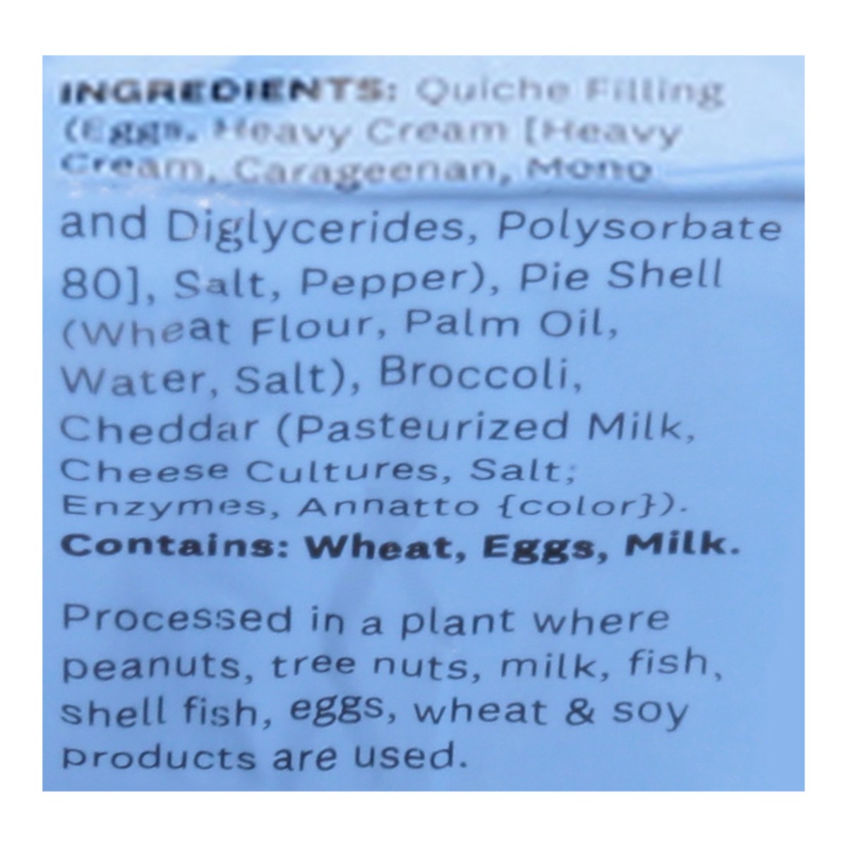 slide 4 of 13, Quiche Broccoli Cheddar - 10 OZ, 10 oz