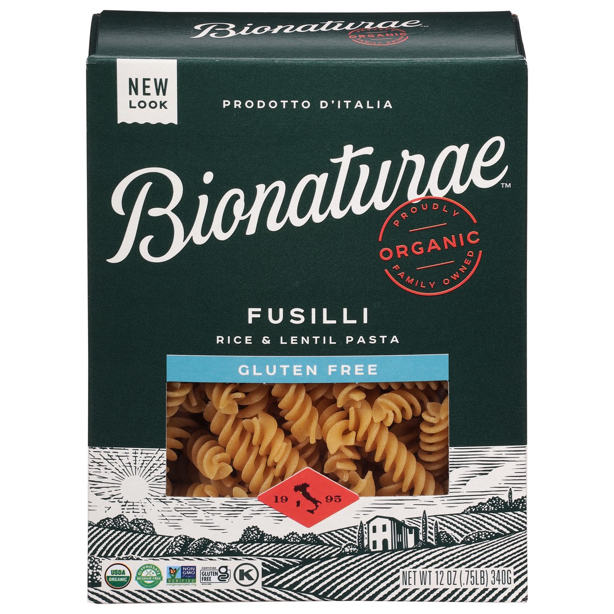 slide 1 of 10, Bionaturae Gluten Free Organic Fusilli Pasta, 12 oz