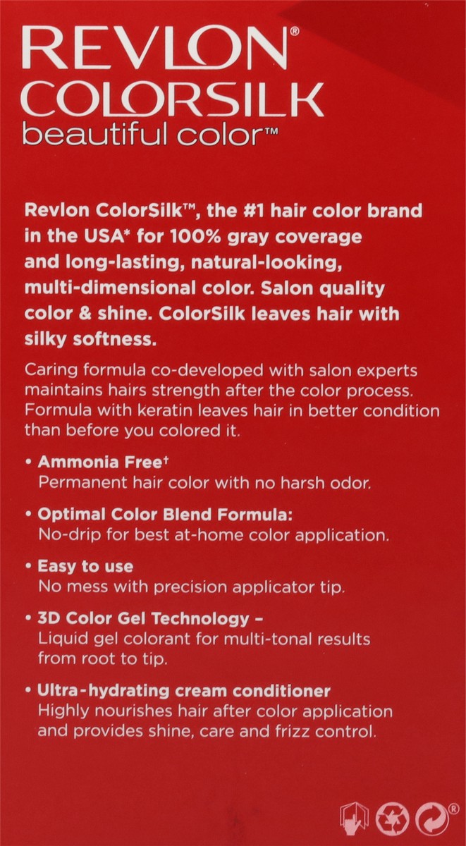 slide 6 of 9, Revlon Colorsilk 66 Cherry Red Vegan Keratin Permanent Hair Color 1 Each, 1 ct
