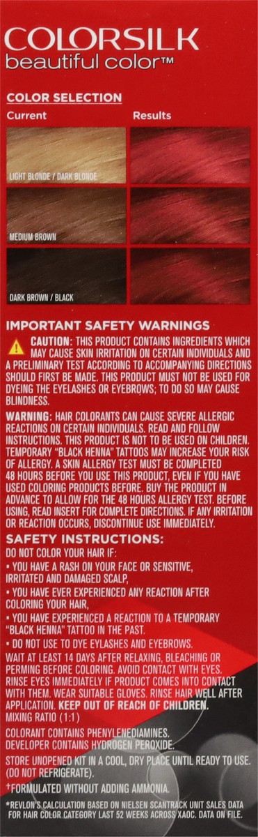 slide 7 of 9, Revlon Colorsilk 66 Cherry Red Vegan Keratin Permanent Hair Color 1 Each, 1 ct