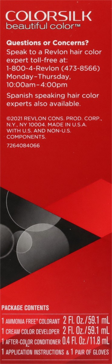 slide 2 of 9, Revlon Colorsilk 66 Cherry Red Vegan Keratin Permanent Hair Color 1 Each, 1 ct