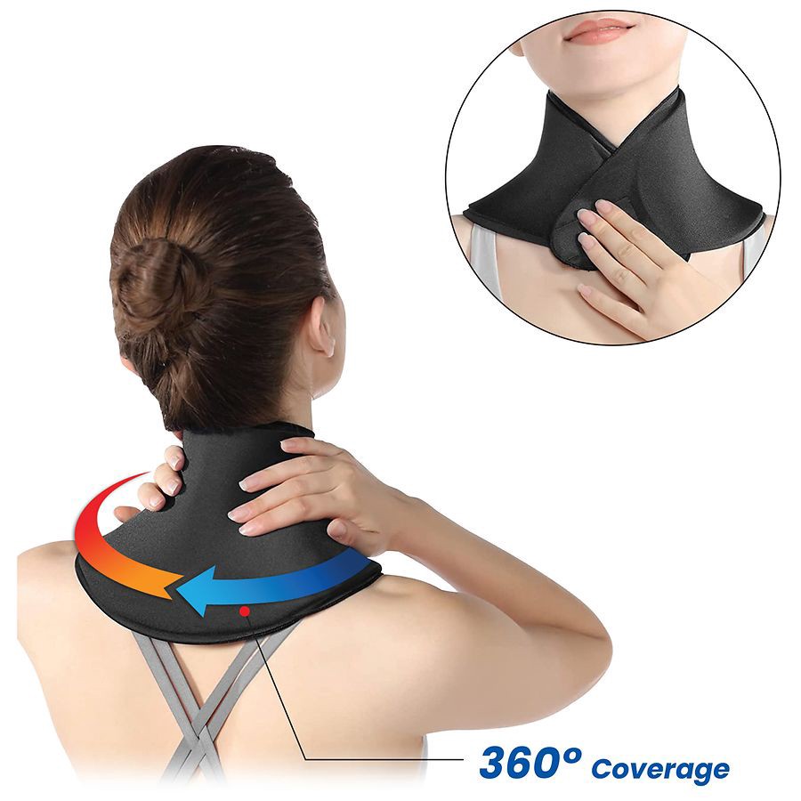 slide 2 of 5, Trakk Hot & Cold All Day Relief Neck Hot & Cold Pack Wrap 1 ea, 1 ct