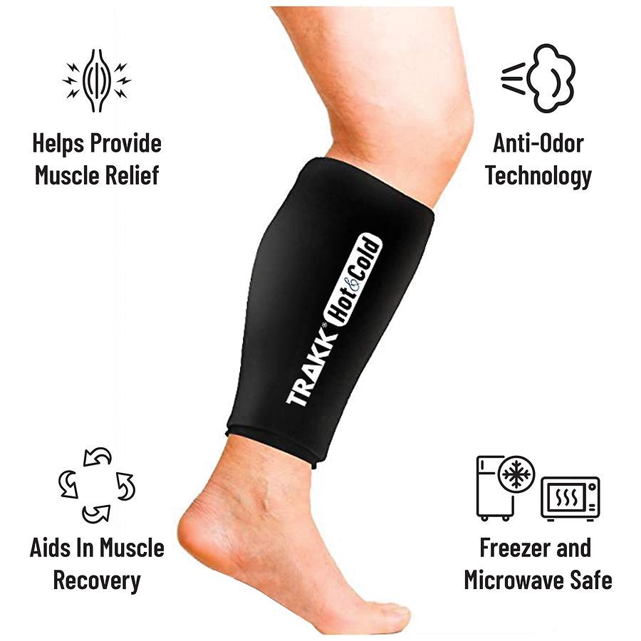 slide 3 of 4, Trakk Hot & Cold Knee Sleeve, 1 ct