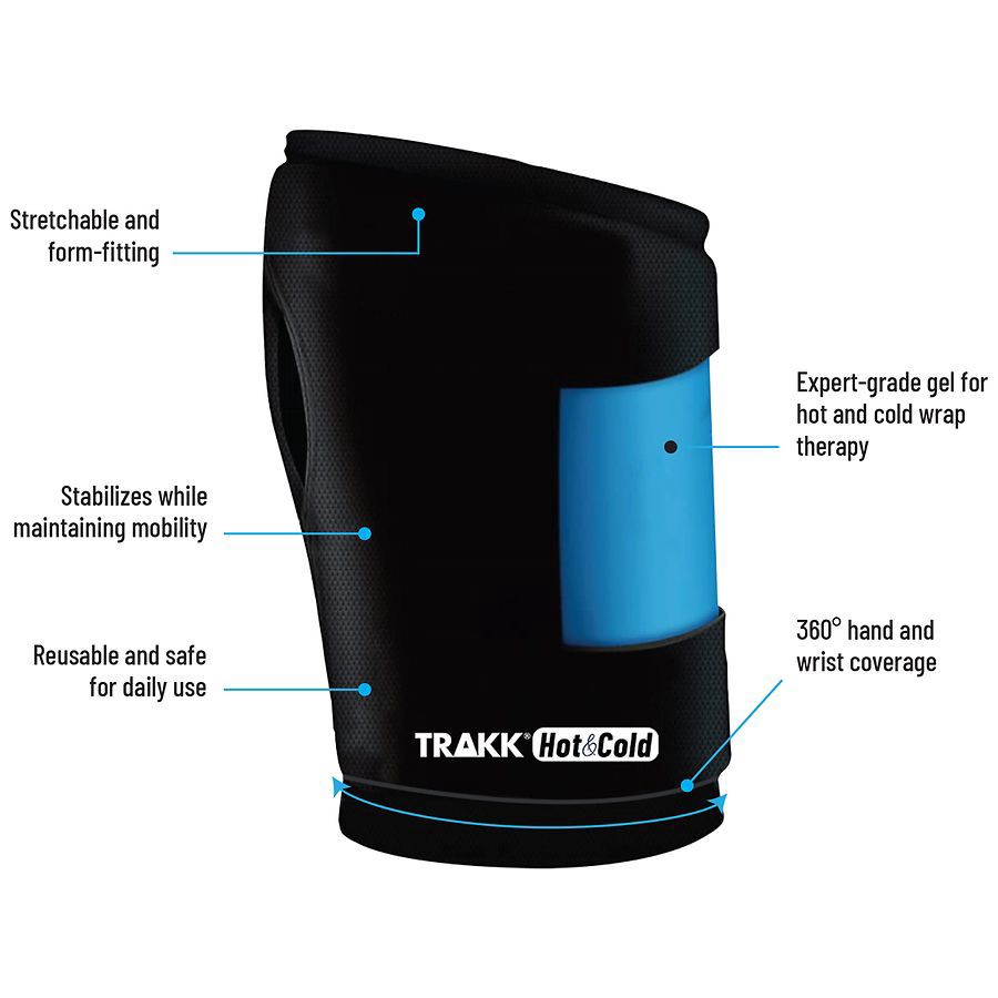 slide 3 of 5, Trakk All Day Relief Wrist Hot & Cold Pack 1 ea, 1 ct