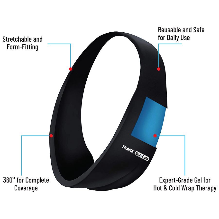 slide 2 of 5, Trakk Teeth Hot & Cold Pack Head Wrap 1 ea, 1 ct