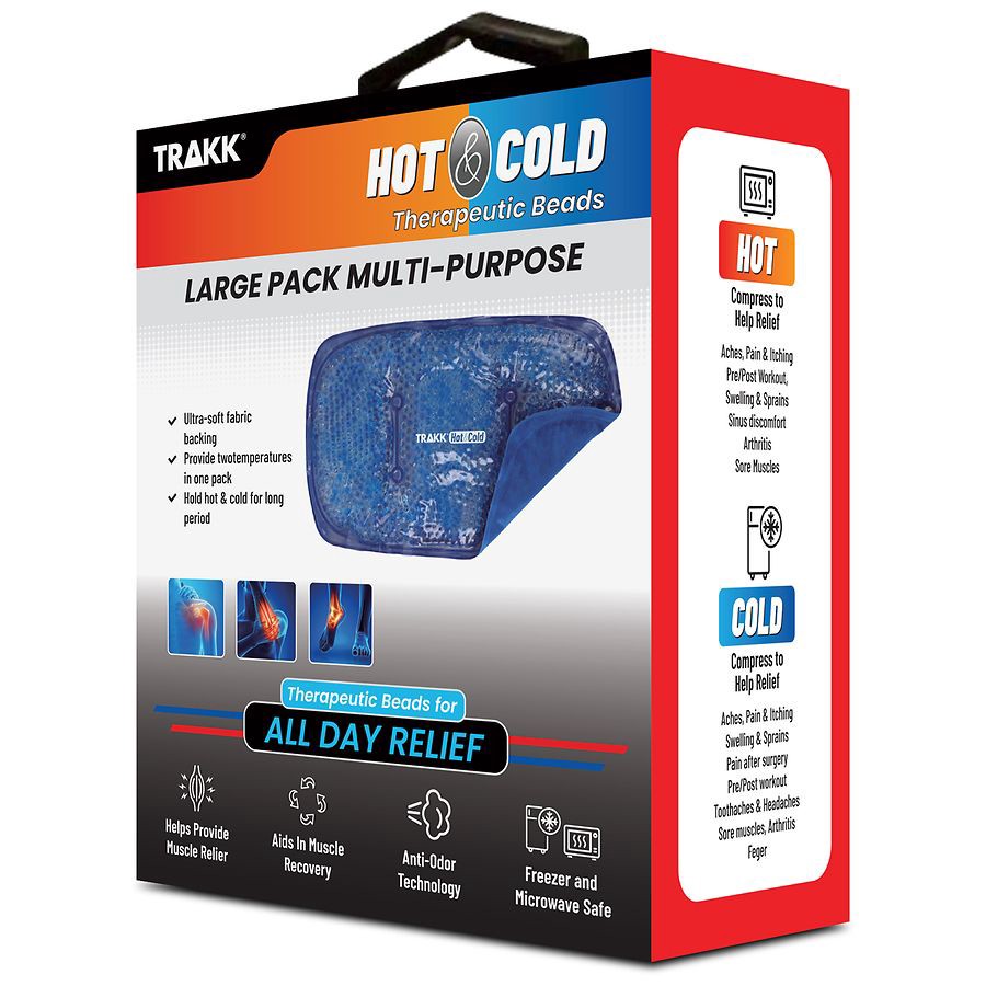 slide 2 of 5, Trakk Hot & Cold Large Pack Multi-Purpose Therapeutic Beads 1 Each, 1 ct