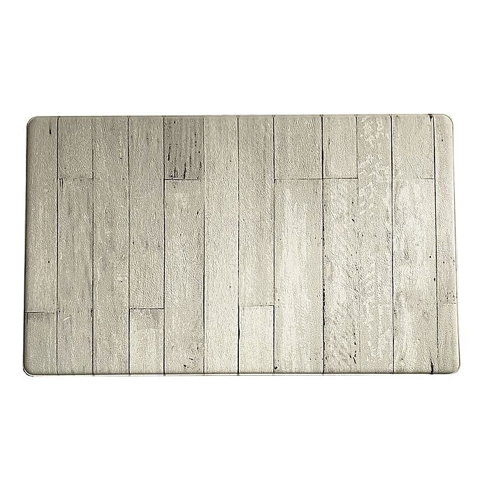 slide 1 of 4, Elrene Farmhouse Living Wood Anti-Fatigue Mat - Grey", 18 in x 30 in