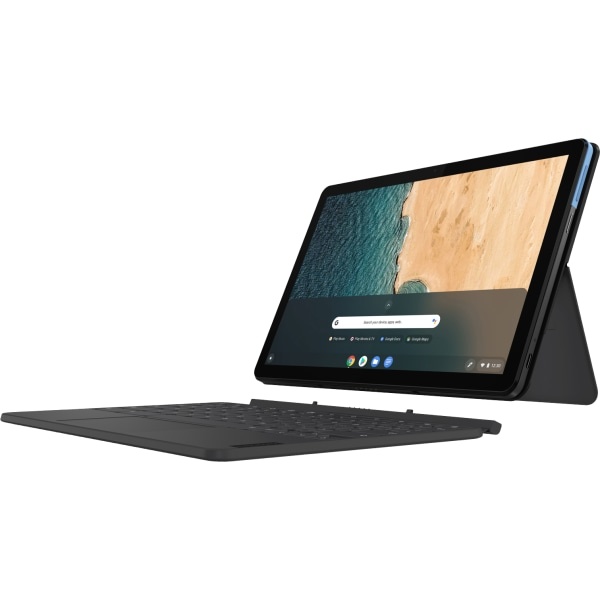 slide 2 of 10, Lenovo Ideapad&Nbsp;Duet Chromebook, 10.1'' Touch Screen, Mediatek Helio P60T, 4Gb Memory, 64Gb Emcp Storage, Chrome Os, Za6F0031Us, 1 ct