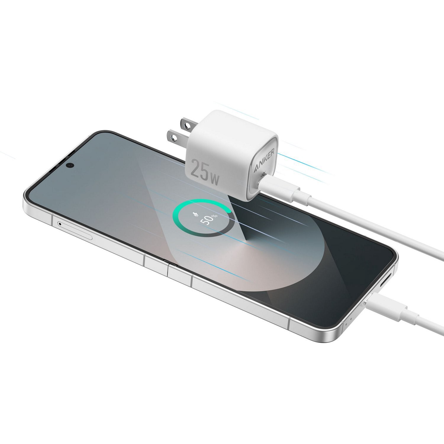 slide 5 of 5, CVS Anker 25w Charger, 1 ct