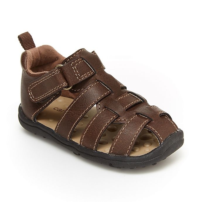 slide 1 of 5, carter's Miller Fisherman Sandal - Brown, 1 ct