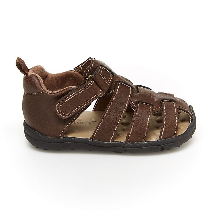 slide 2 of 5, carter's Miller Fisherman Sandal - Brown, 1 ct