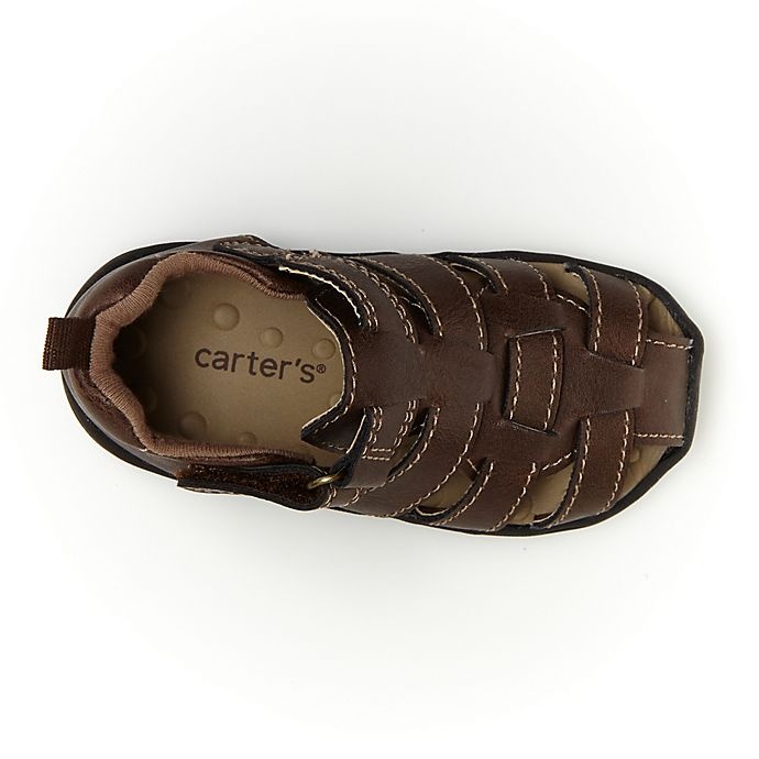 slide 4 of 5, carter's Miller Fisherman Sandal - Brown, 1 ct