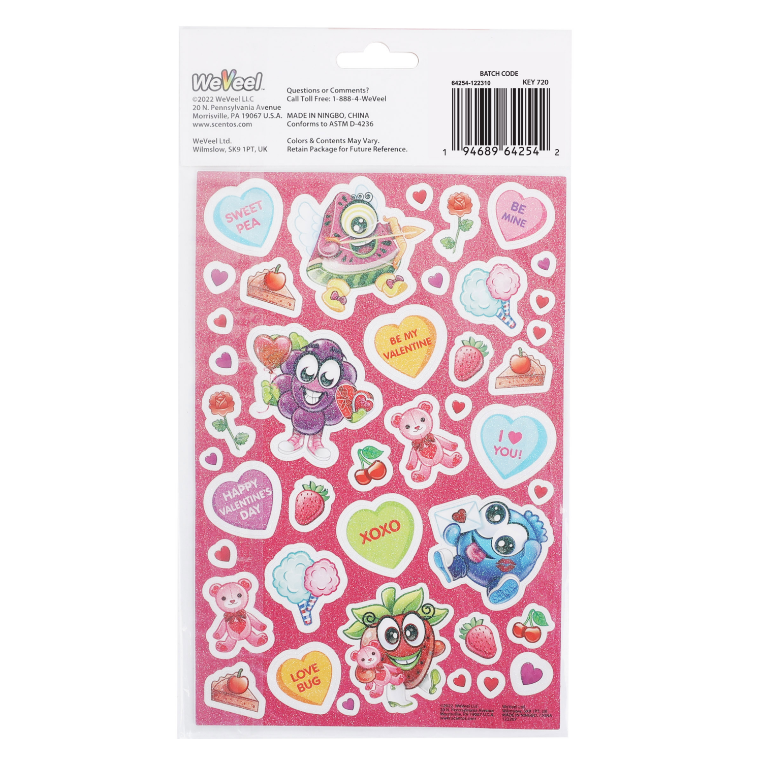 slide 4 of 4, Scentos Scented Stickers, 80+ Stickers, 2 ct