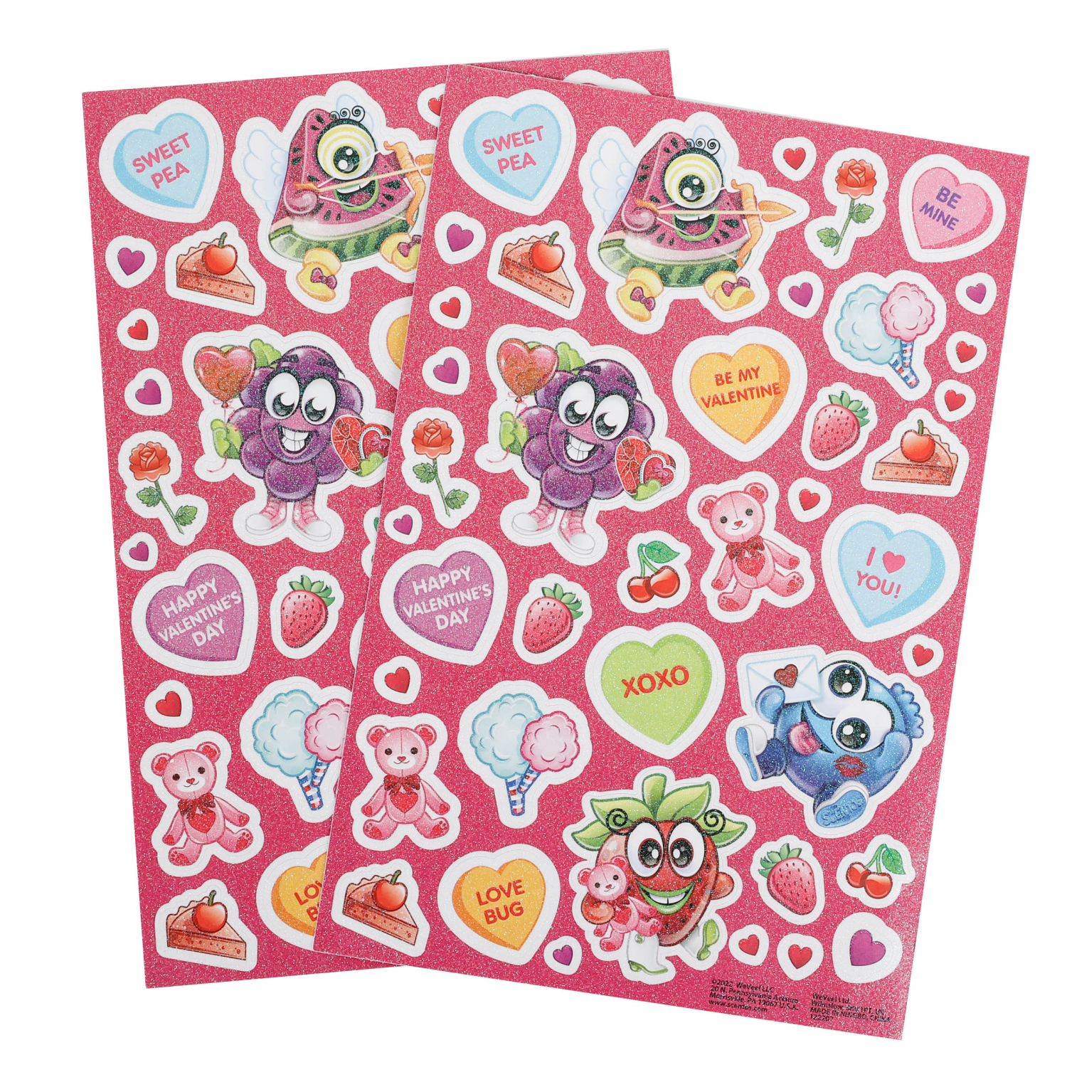 slide 2 of 4, Scentos Scented Stickers, 80+ Stickers, 2 ct