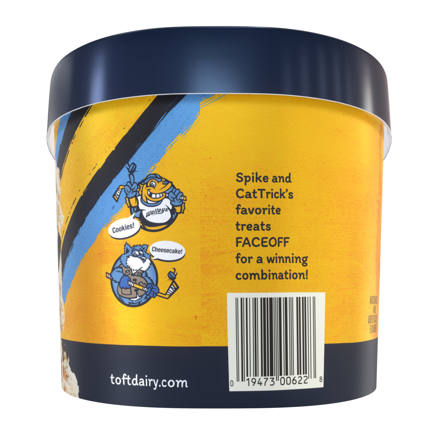 slide 2 of 4, Tofts Toft Cheesecake Cookie Face-Off, 1.5 qt