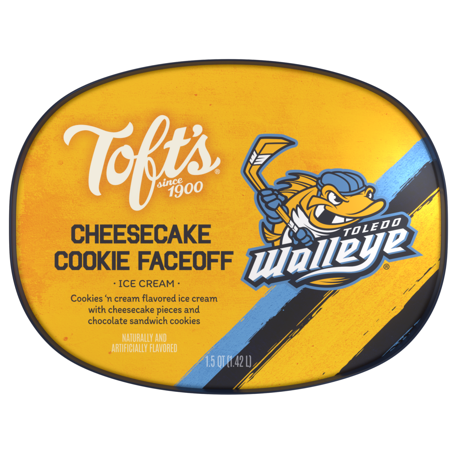 slide 4 of 4, Tofts Toft Cheesecake Cookie Face-Off, 1.5 qt