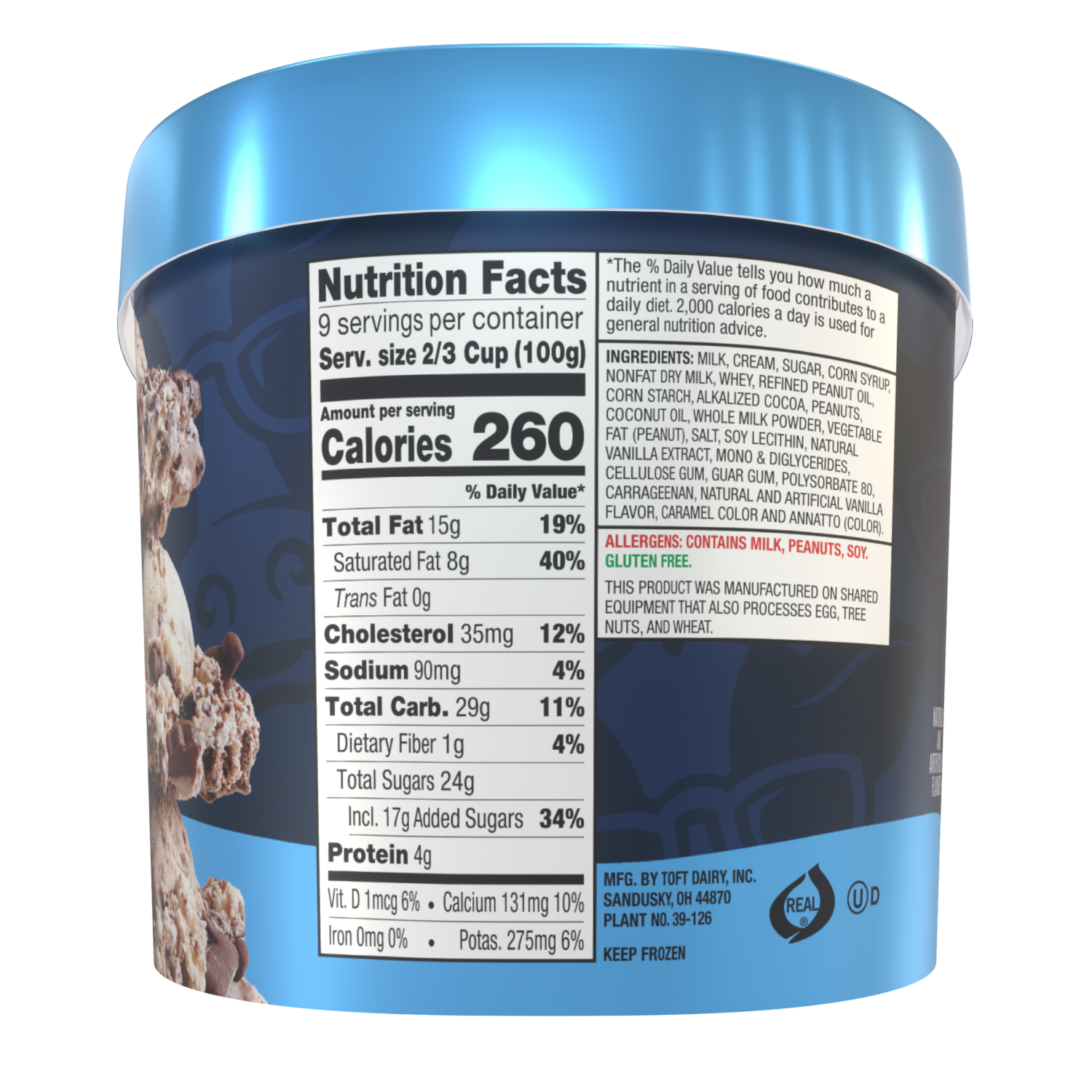 slide 3 of 4, Tofts Vanilla Tilly Tracks, 48 oz