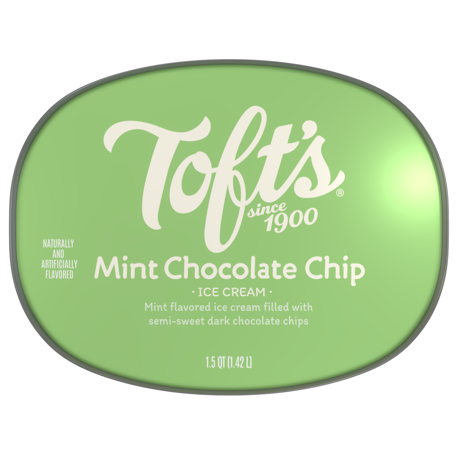 slide 4 of 4, Tofts Toft Mint Chocolate Chip, 48 oz