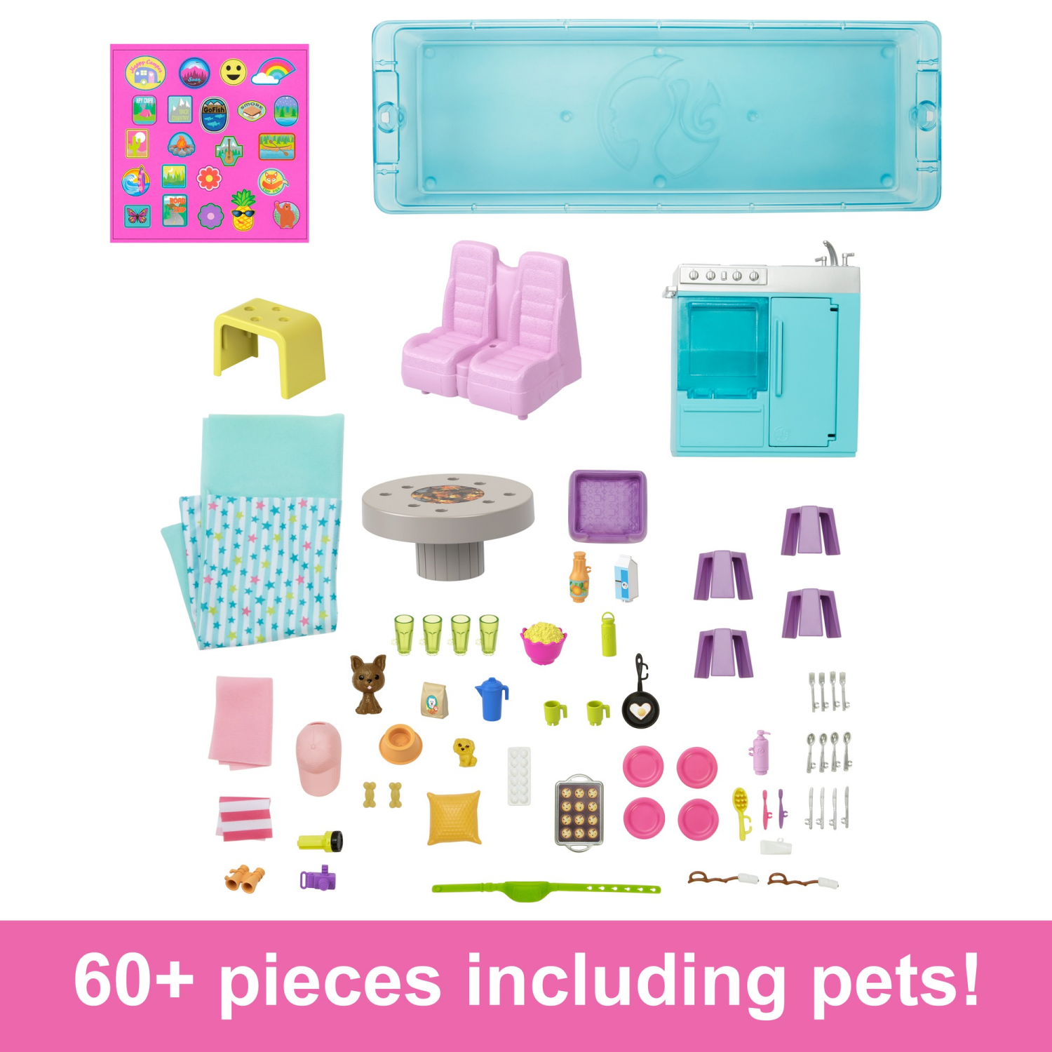 slide 3 of 8, Mattel Barbie Dream Camper Vehicle Playset, 1 ct