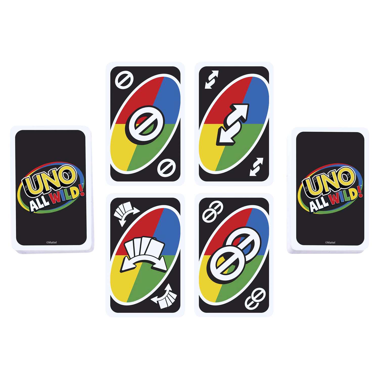 slide 3 of 4, Mattel All Wild UNO Card Game 1 ea, 1 ct