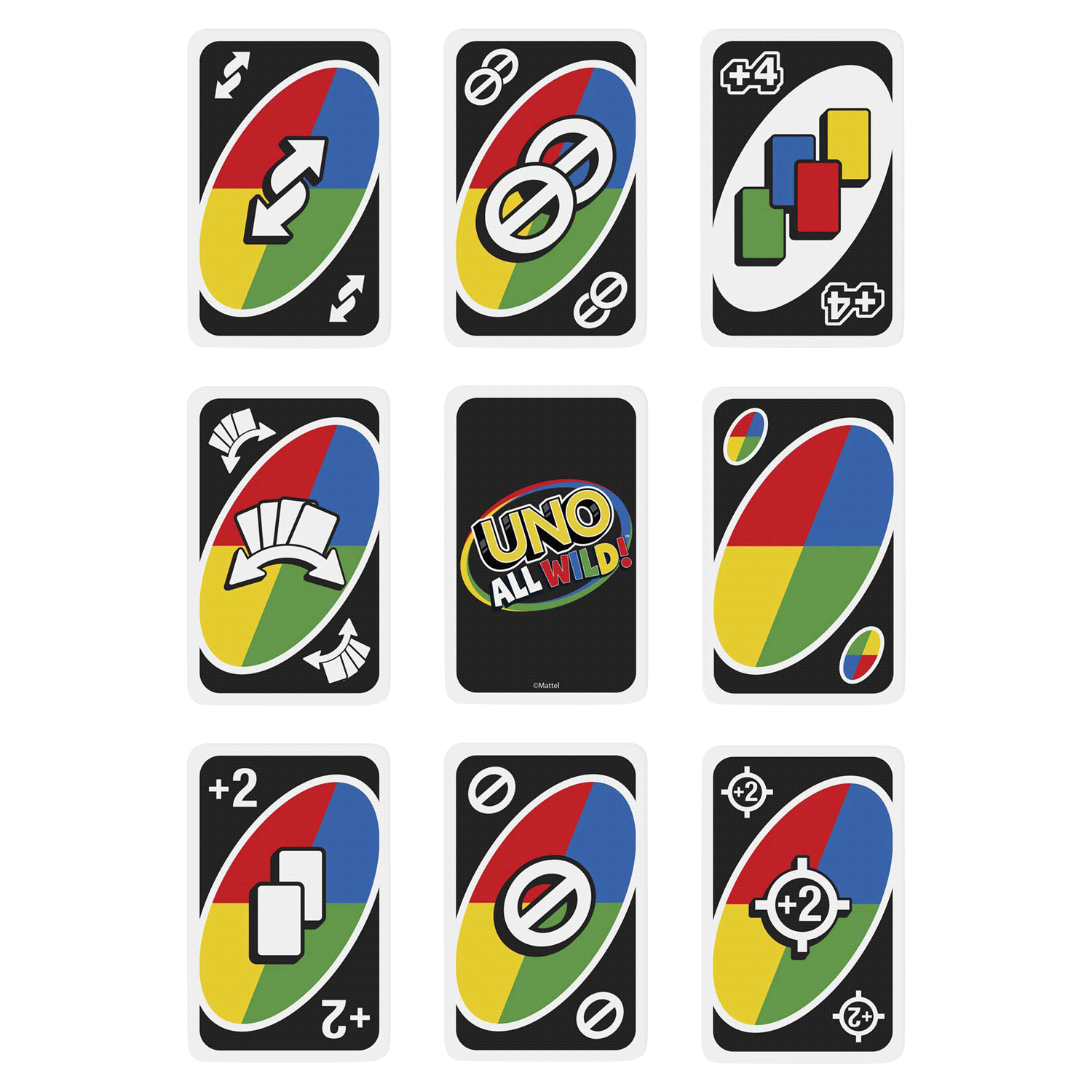 slide 4 of 4, Mattel All Wild UNO Card Game 1 ea, 1 ct