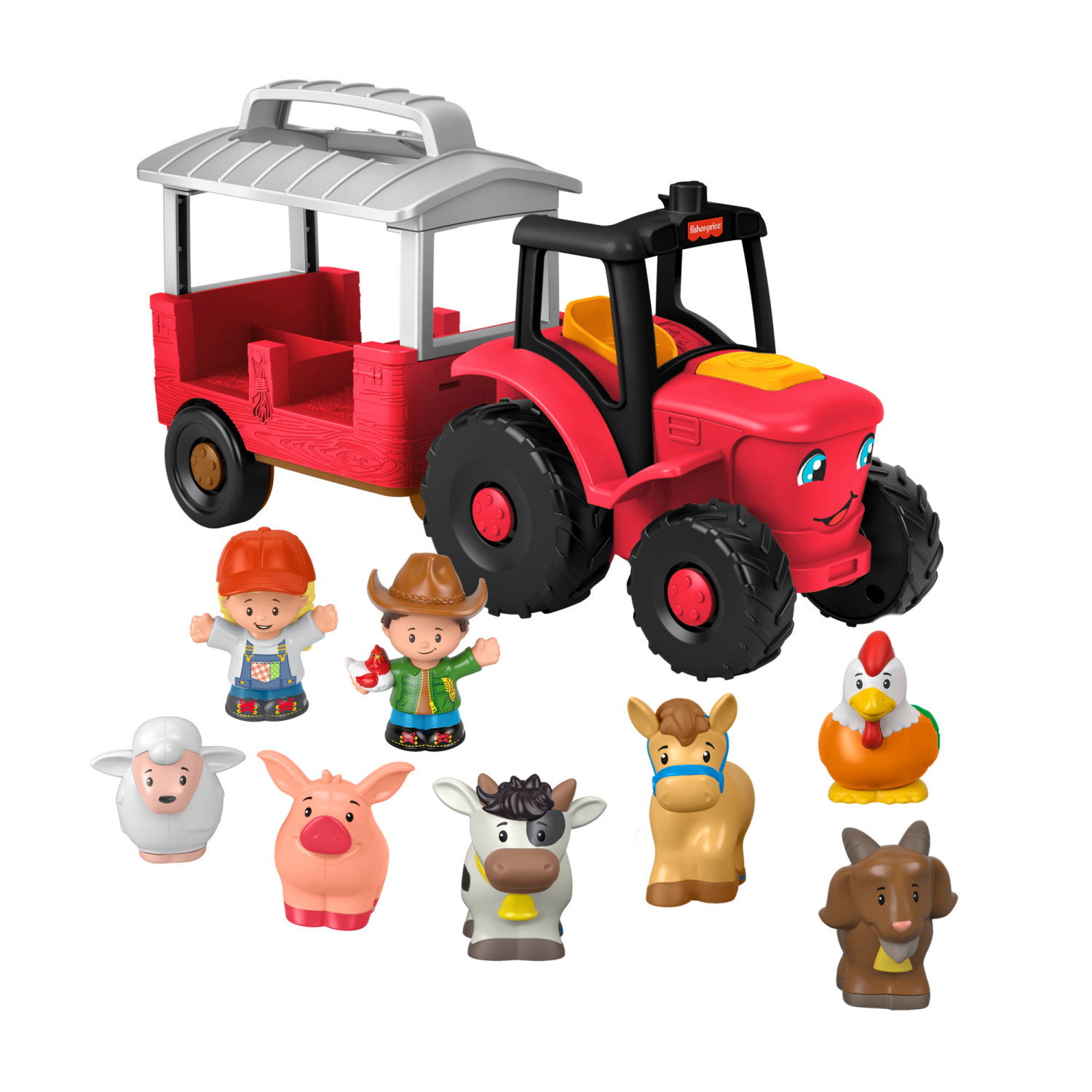slide 2 of 4, LITTLE PEOPLE FP LP Animals Tractor G/S, 1 ct