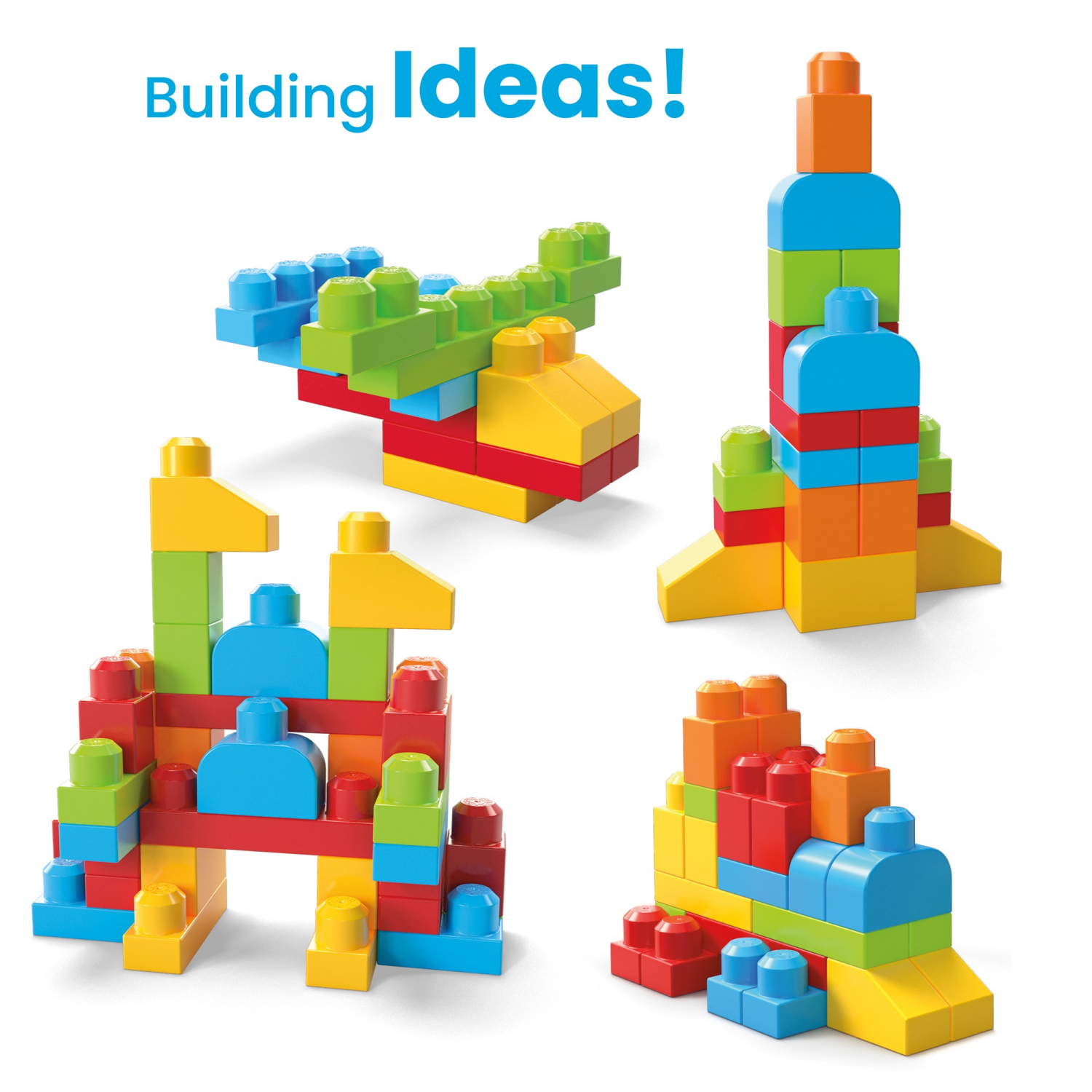 slide 4 of 5, Mega 1+ 40 Pieces Blocks 40 1 ea, 1 ct