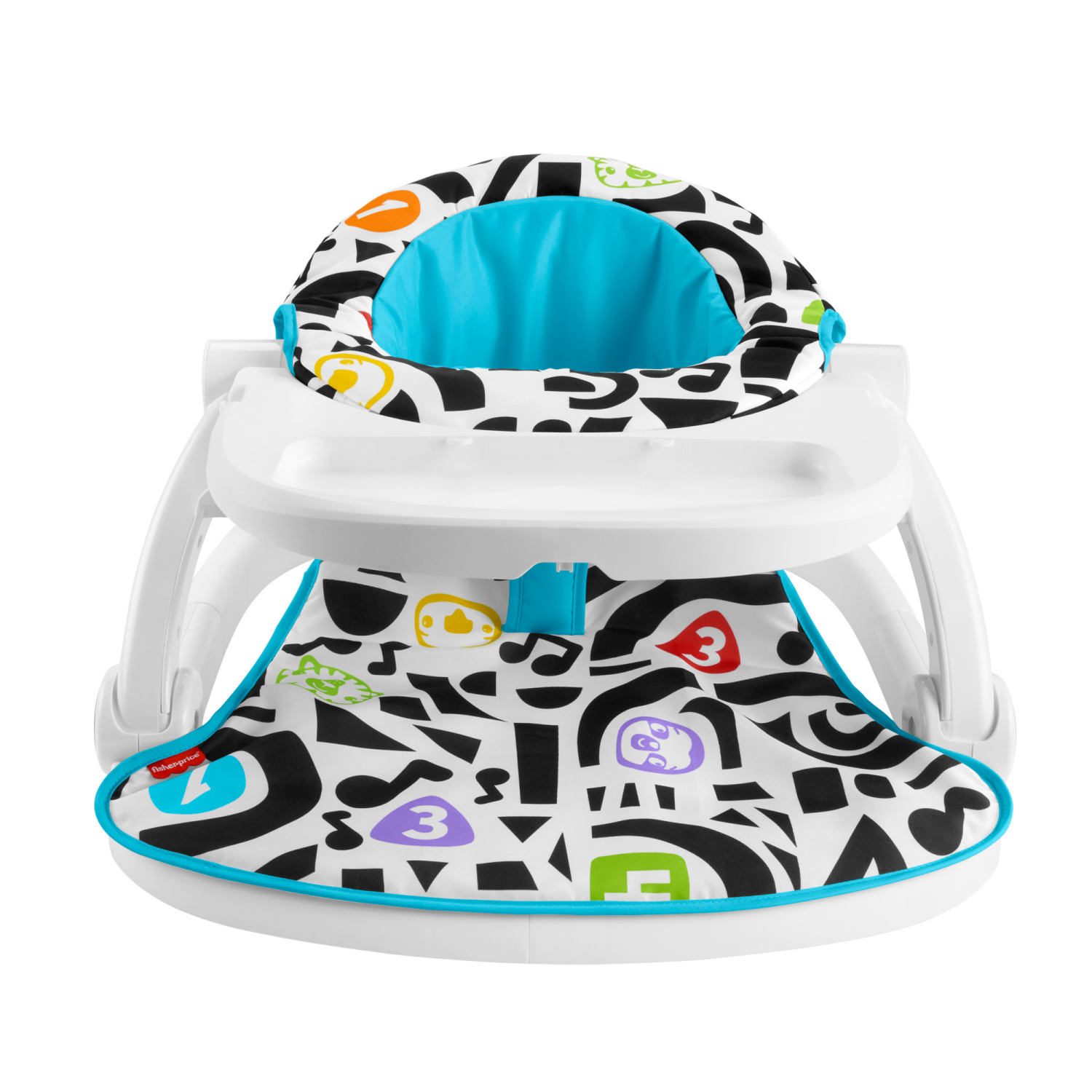 slide 2 of 7, Fisher-Price Kick & Play Deluxe Sit-Me-Up Seat, 1 ct