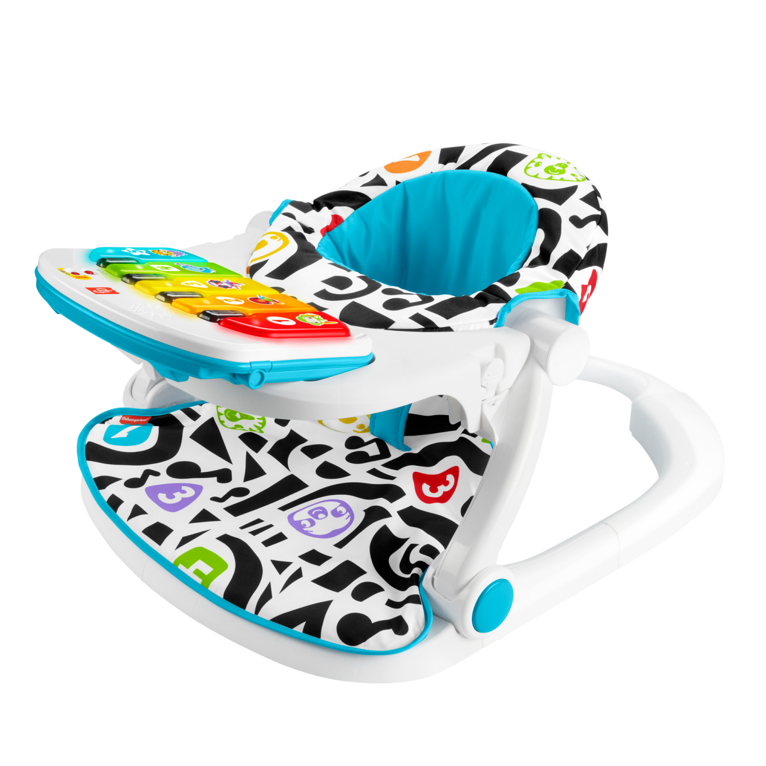 slide 4 of 7, Fisher-Price Kick & Play Deluxe Sit-Me-Up Seat, 1 ct
