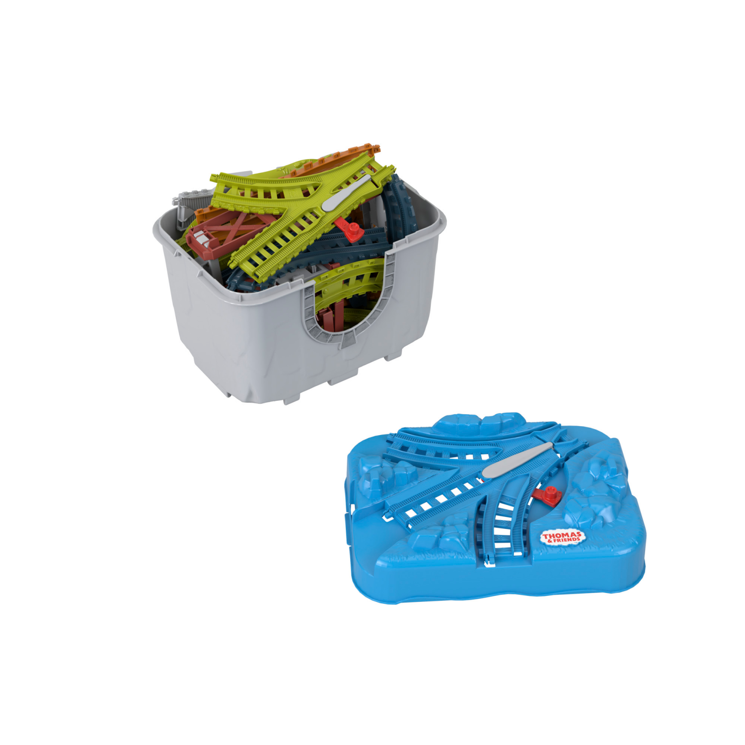 slide 4 of 4, Thomas & Friends Train Track Bucket, 48 ct