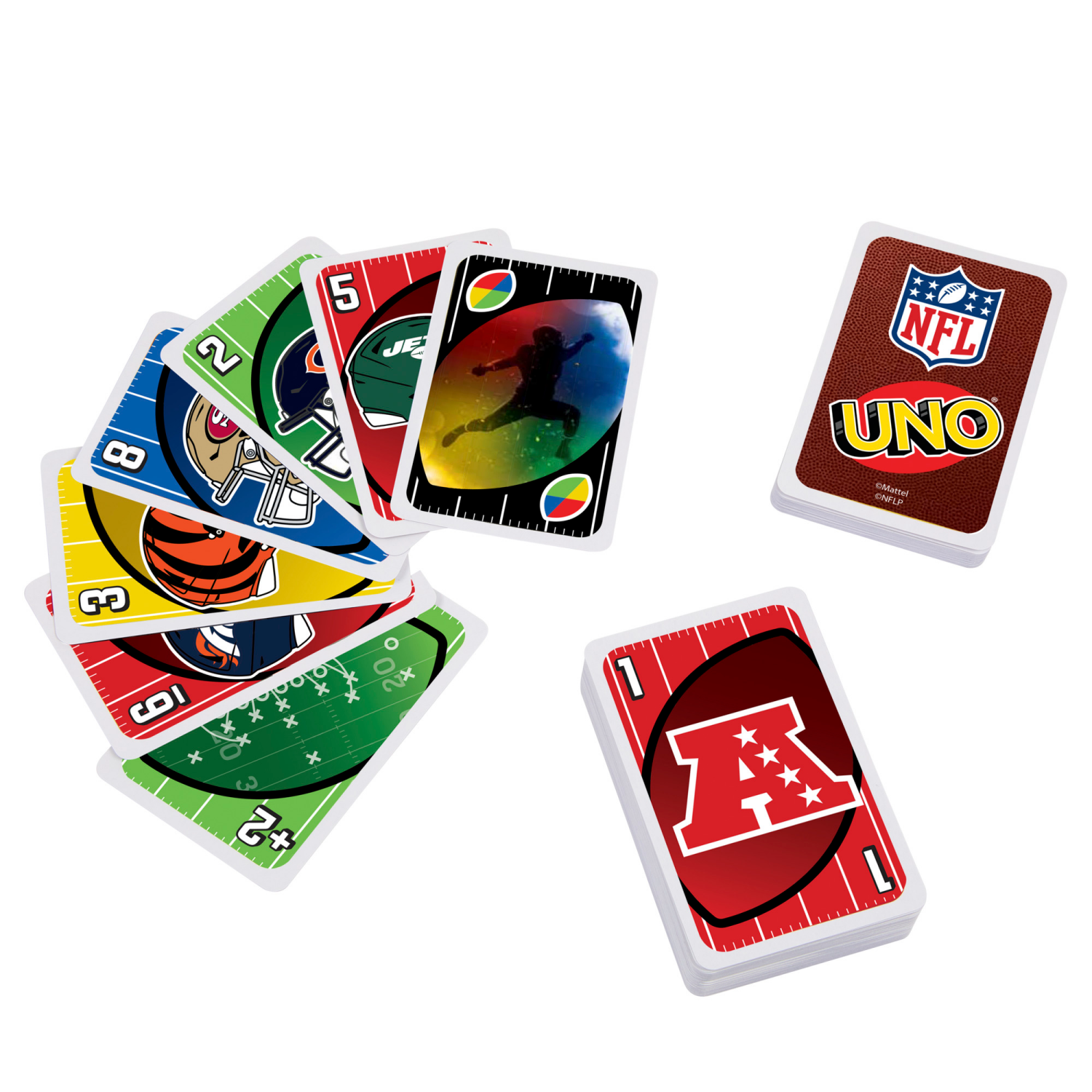 slide 2 of 4, Mattel Uno Nfl, 1 ct