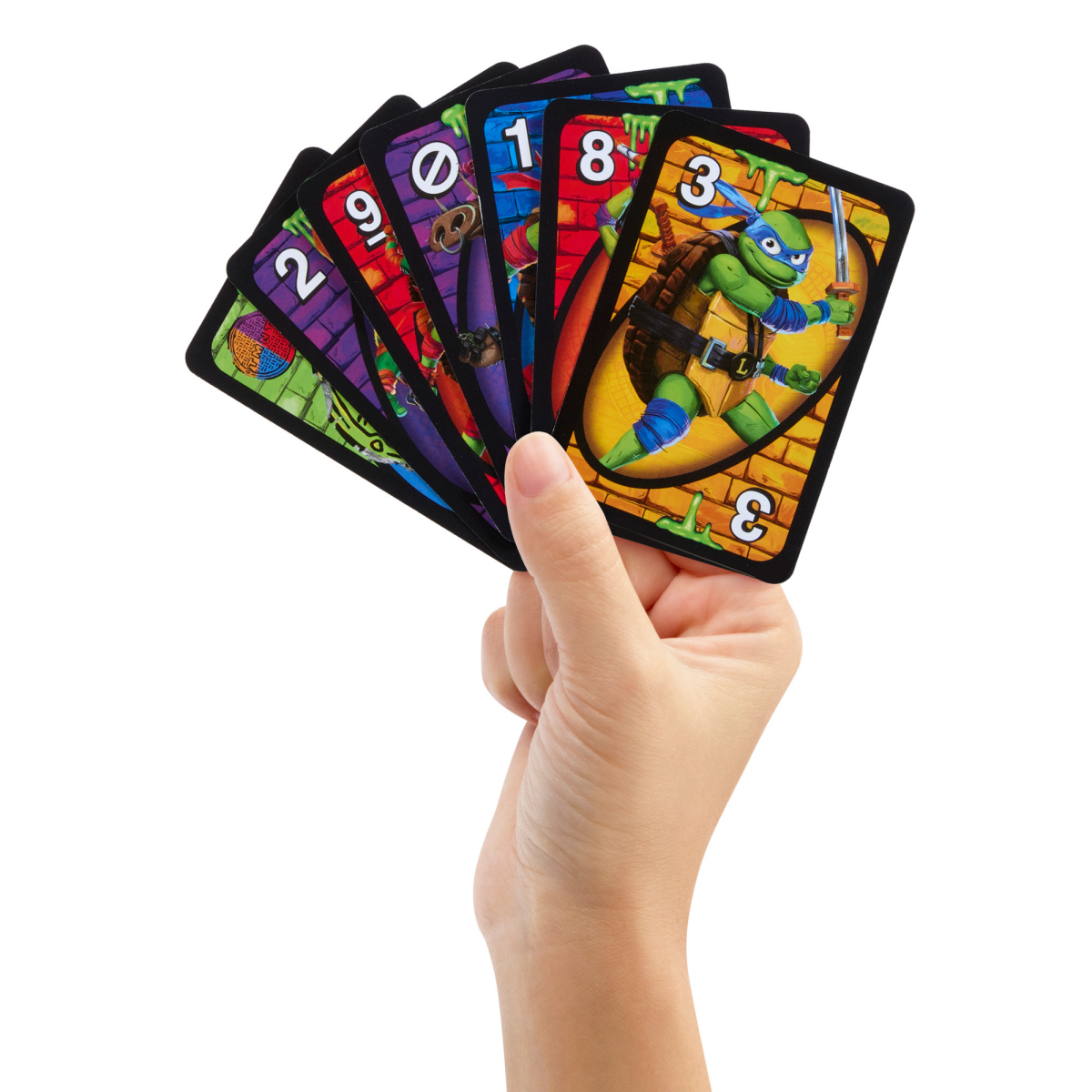 slide 2 of 3, UNO Teenage Mutant Ninja Turtles Mutant Mayhem, 1 ct