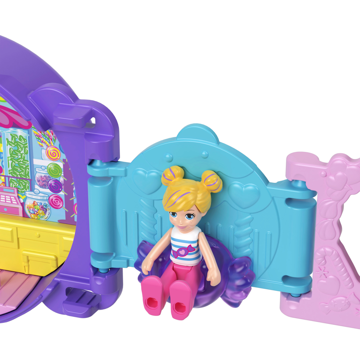 slide 3 of 8, MATTEL GAMES Polly Pocket Tiny Core Compact Assortment, 1 ct