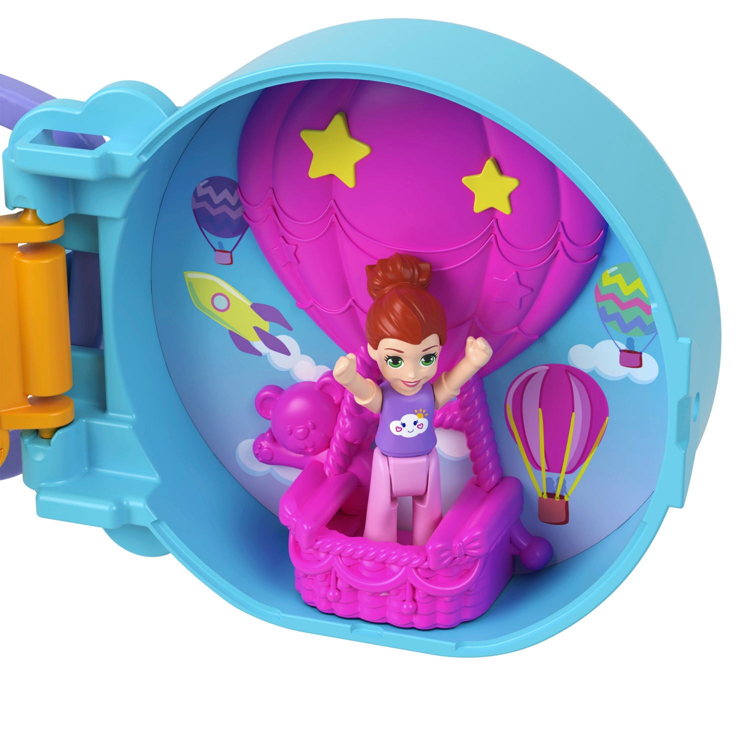 slide 6 of 8, MATTEL GAMES Polly Pocket Tiny Core Compact Assortment, 1 ct