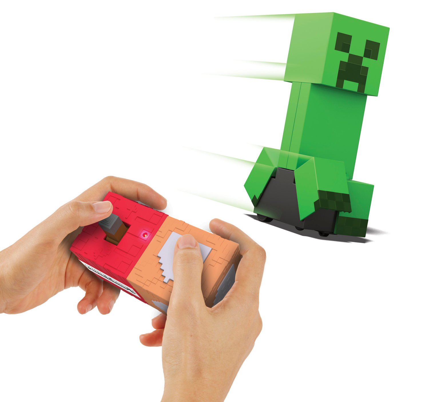 slide 4 of 6, Minecraft Exploding Creeper RC Vehicle, 1 ct