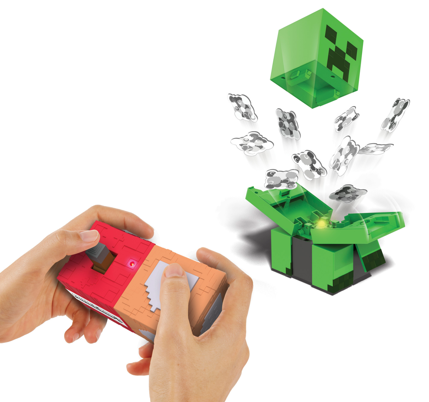 slide 6 of 6, Minecraft Exploding Creeper RC Vehicle, 1 ct