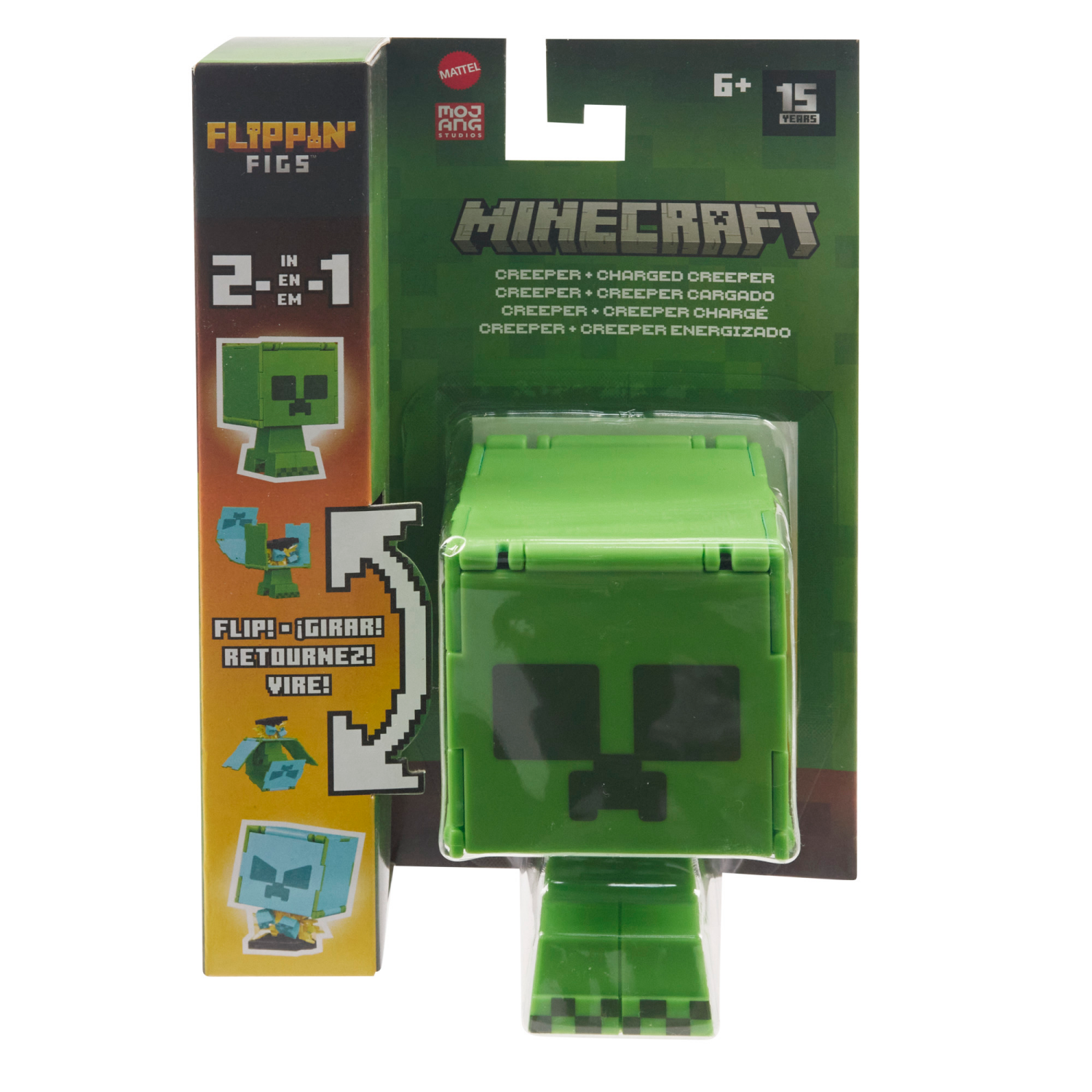 slide 2 of 3, Minecraft Flippin' Figs Assortment, 1 ct