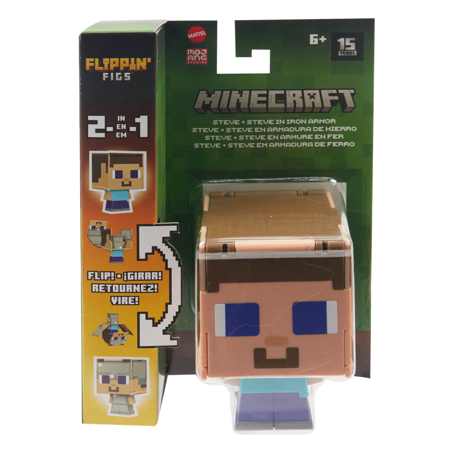 slide 1 of 3, Minecraft Flippin' Figs Assortment, 1 ct