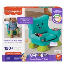 Fisher-Price Laugh & Learn Smart Stages Chair Electronic Learning Toy for Toddlers - Teal