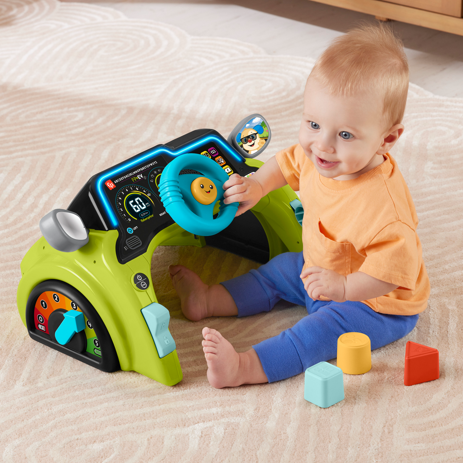 slide 4 of 5, Laugh & Learn Smart Stages Sit & Steer Driver, 1 ct