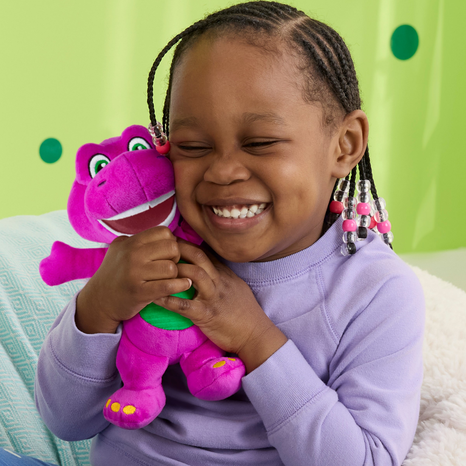slide 5 of 5, Fisher-Price FP Barney Plush Assortment, 1 ct