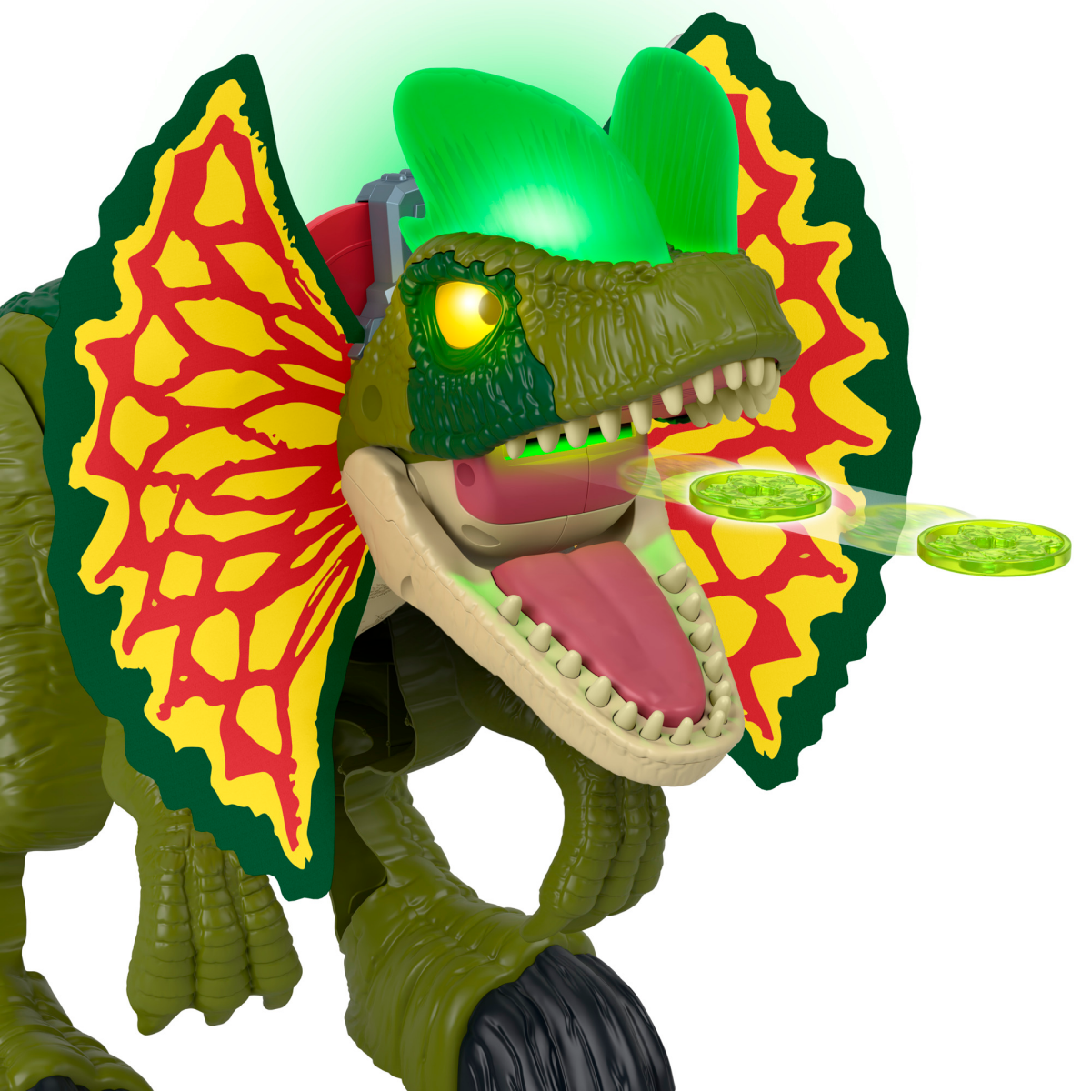 slide 3 of 4, Imaginext Jurassic World Dilophosaurus, 1 ct