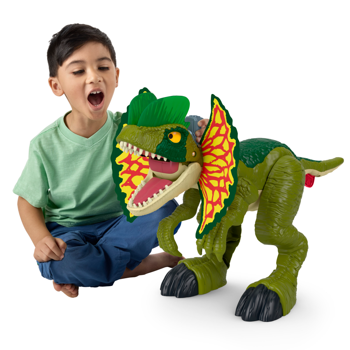 slide 4 of 4, Imaginext Jurassic World Dilophosaurus, 1 ct